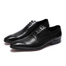 Load image into Gallery viewer, Italian Genuine Leather Oxford Shoes