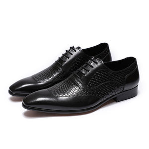 Italian Genuine Leather Oxford Shoes