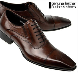 Luxury Genuine Leather Men  Oxford