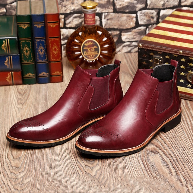 Casual Oxford Style Chelsea Boots